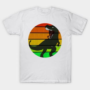 Dinosaur in a Circle T-Shirt